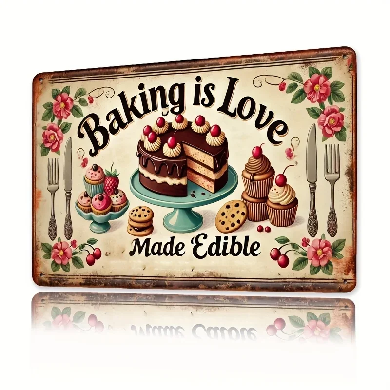 Kitchen For Baking - Décoration de chambre, Plaque en métal