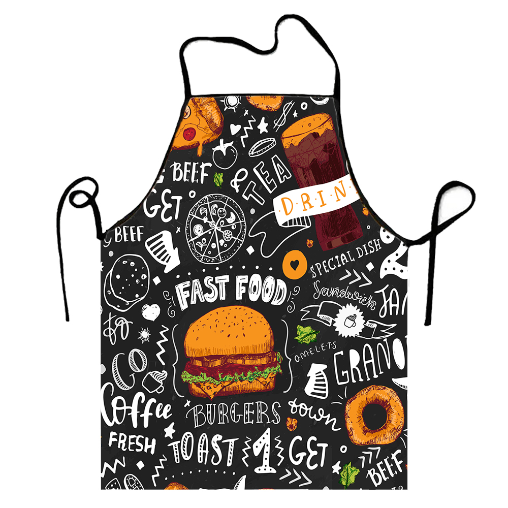 Super Kitchen Baking Mat - Tablier imperméable à motif super hamburger,