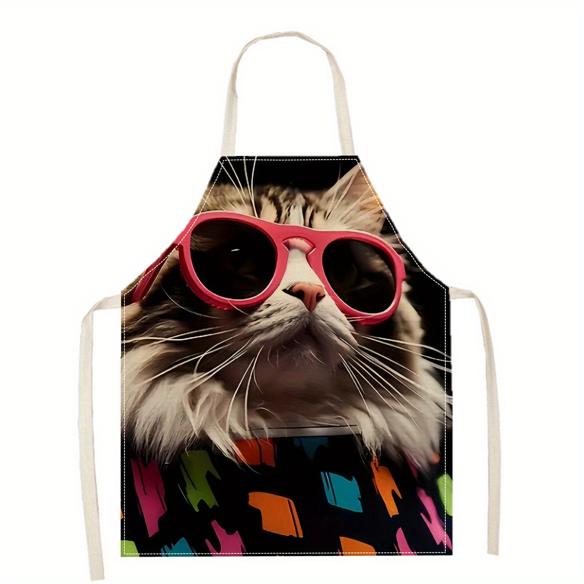 Kitchen Baking Ideas - Tablier en lin amusant avec imprimé