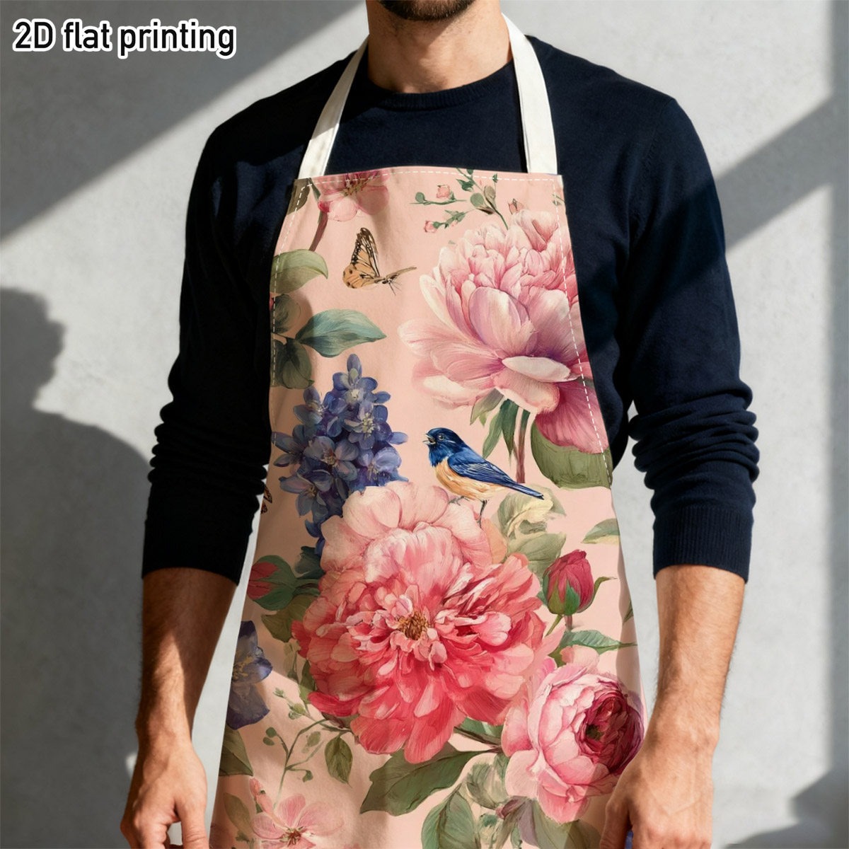 1 tablier en lin à motifs flor - Kitchen Baking Ideas avis et prix