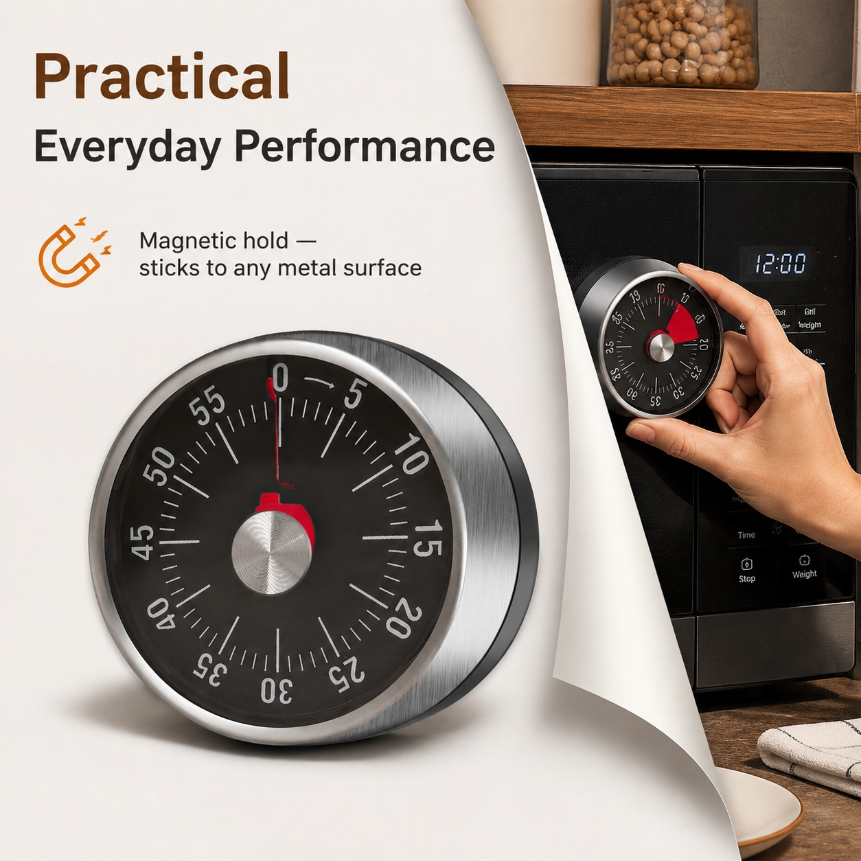 Minuterie mécanique visible, h - Baking Kitchen Hourly avis et prix